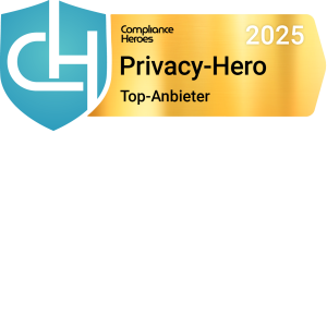 Privacy Hero Badge Gold 2025